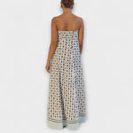 Marta | Esclusivo maxi abito geometrico con spalle scoperte — 4