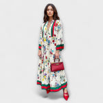 Lea | Abito maxi con stampa floreale — 1