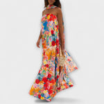 Verena | Maxi abito floreale con spalle scoperte — 3