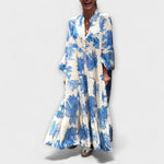 Sophia | Elegante maxi abito floreale — 2