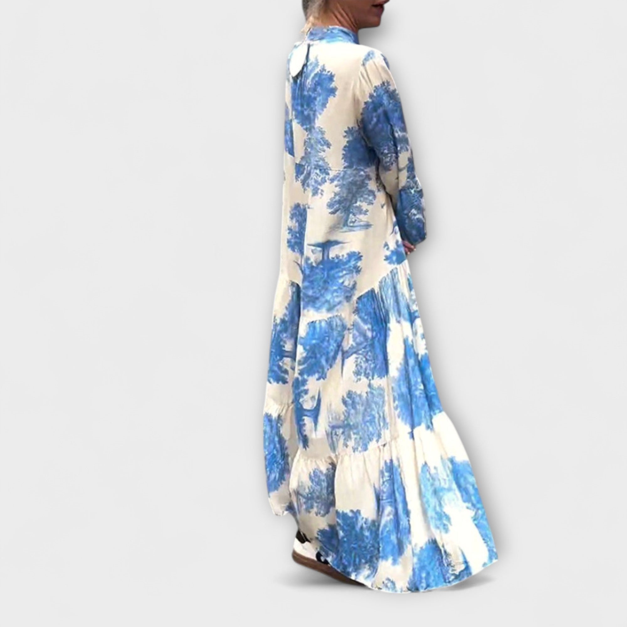 Sophia | Elegante maxi abito floreale — 3