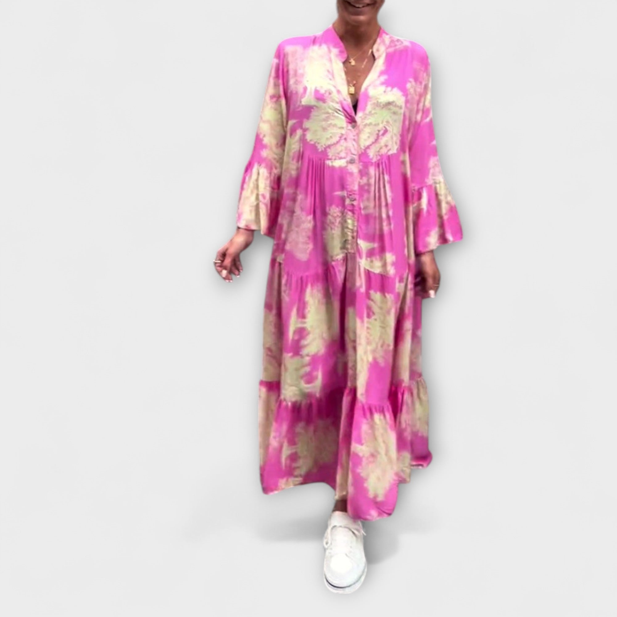 Sophia | Elegante maxi abito floreale — 5