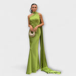 Saskia | Maxi vestito chic con scollo all'americana e spalle scoperte — 7