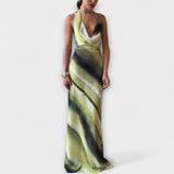 Ottilie | Classico maxi abito sfumato tie-dye — 1