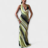 Ottilie | Classico maxi abito sfumato tie-dye — 2