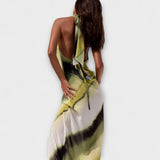 Ottilie | Classico maxi abito sfumato tie-dye — 6