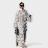 Julia | Elegante abito in pizzo bianco — 1