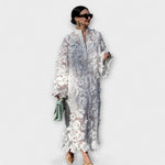 Julia | Elegante abito in pizzo bianco — 4