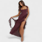 Cordula | Abito lungo ed elegante con spacco — 1