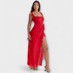 Cordula | Abito lungo ed elegante con spacco — 10