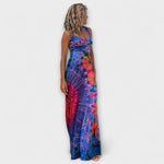 Ursel | Abito lungo con stampa tie-dye di La Bamba — 2