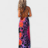 Ursel | Abito lungo con stampa tie-dye di La Bamba — 6