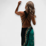 Diana | Maxi abito effetto tie-dye con cielo stellato — 2