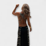 Diana | Maxi abito effetto tie-dye con cielo stellato — 4