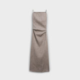 Hannelore | Maxi abito fluido realizzato in misto lino — 3