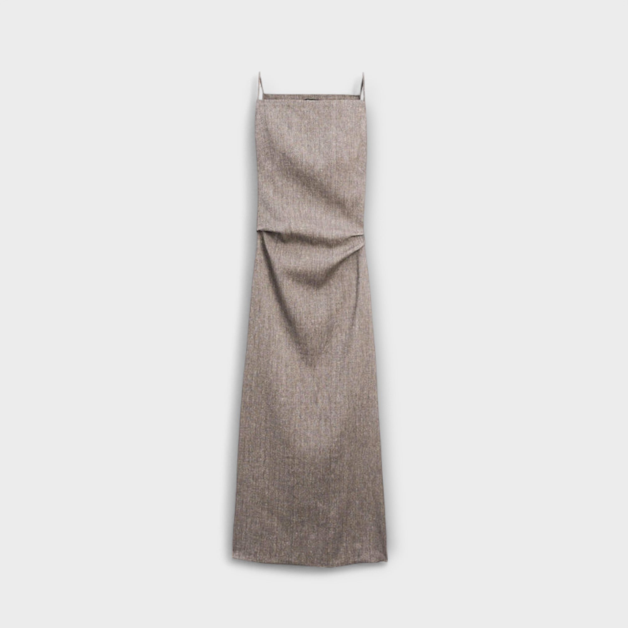 Hannelore | Maxi abito fluido realizzato in misto lino — 3