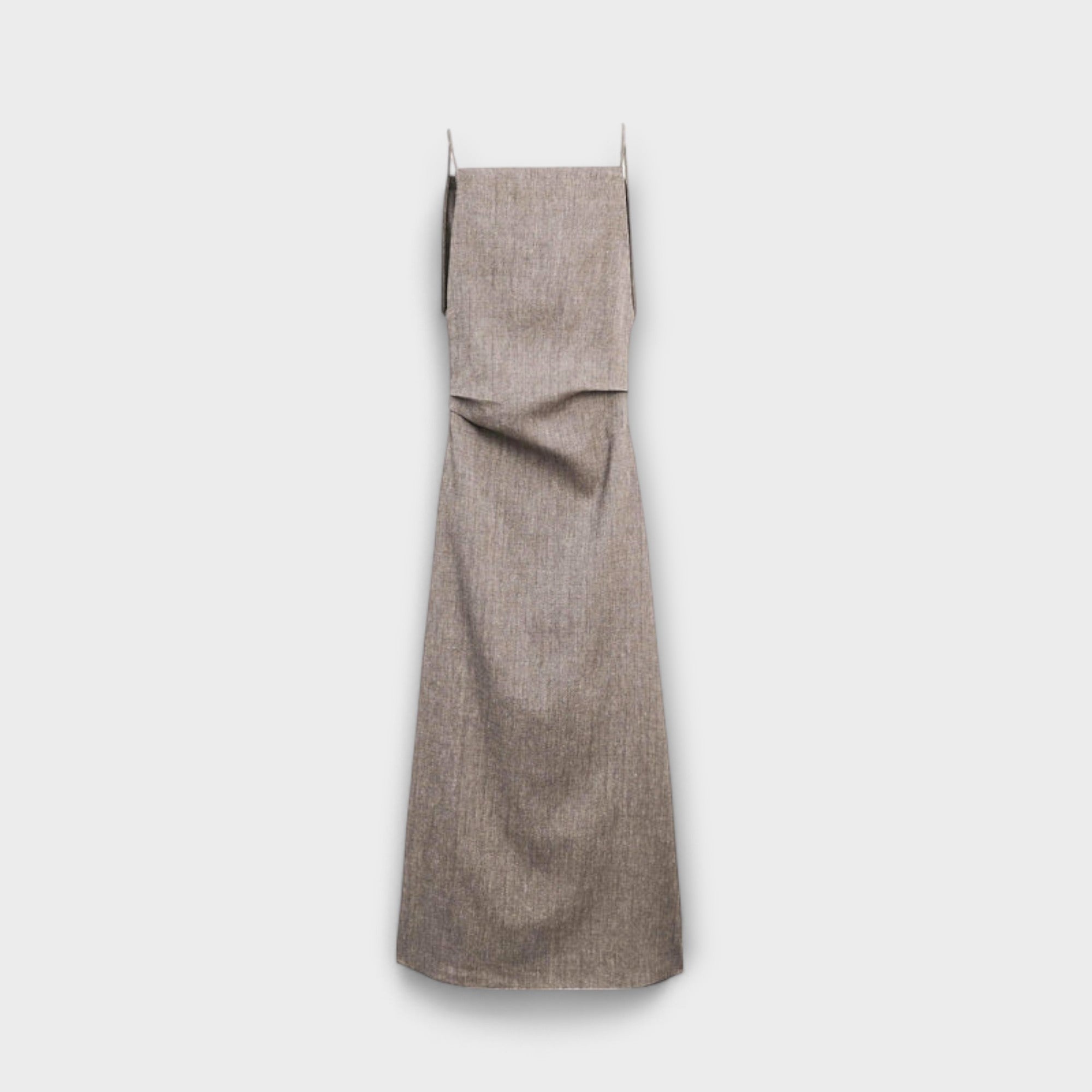 Hannelore | Maxi abito fluido realizzato in misto lino — 4
