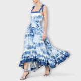 Natascha | Incantevole maxi abito floreale — 1