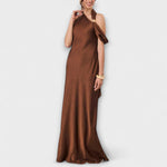 Antonia | Maxi abito chic in raso — 2
