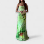 Jule | Maxi vestito chic con spalle scoperte — 1