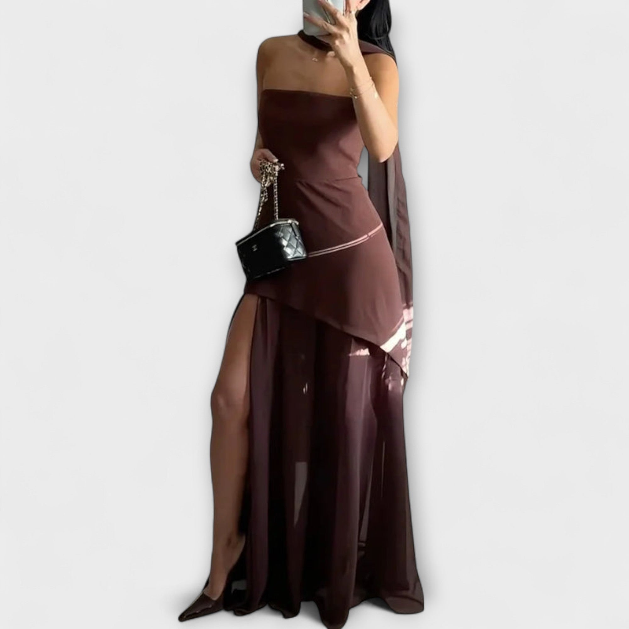 Carmen | Abito lungo in chiffon — 3