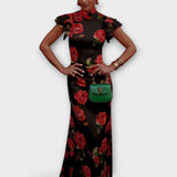 Lotte | Abito lungo con stampa floreale — 6