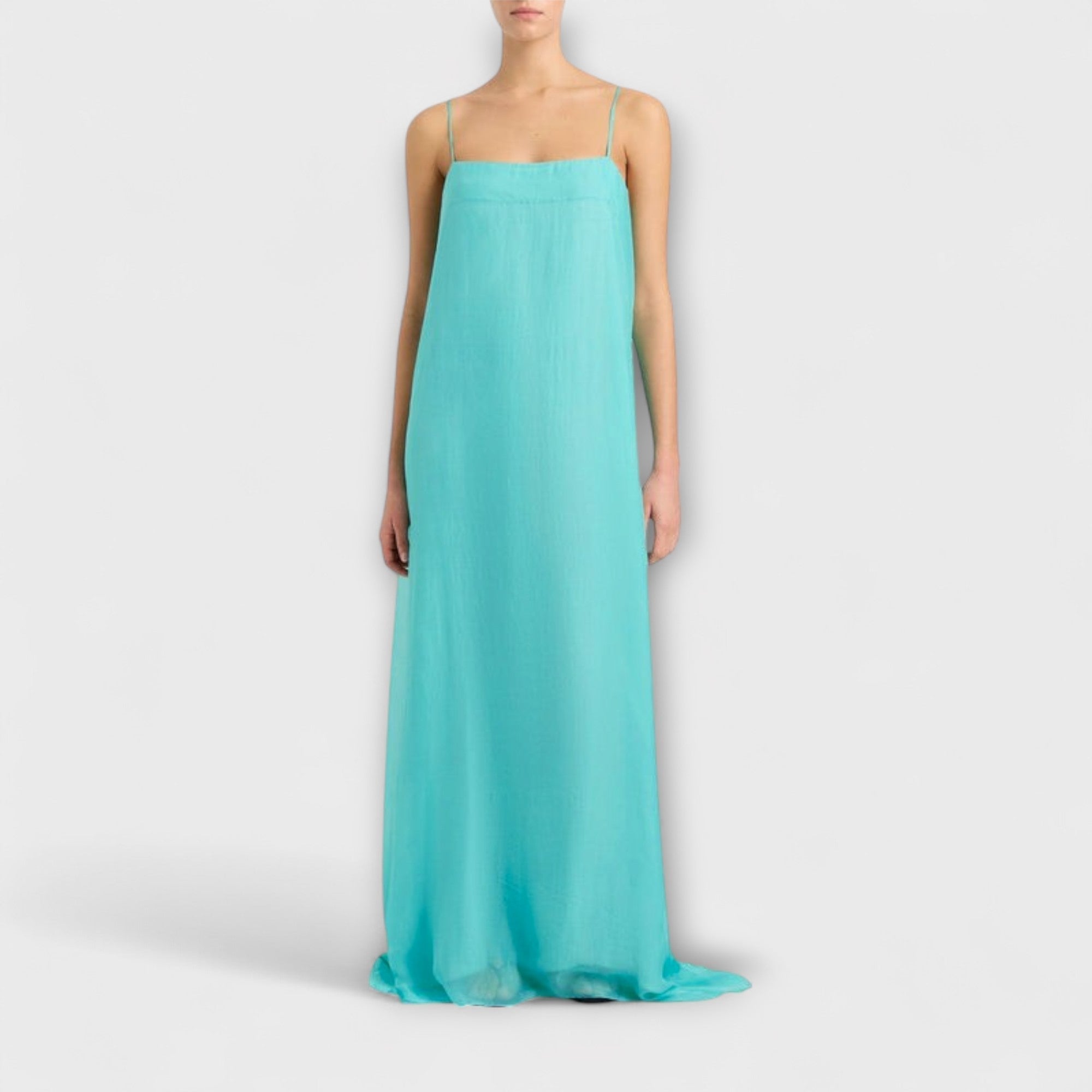 Charlotte | Abito lungo elegante con spalline sottili — 1
