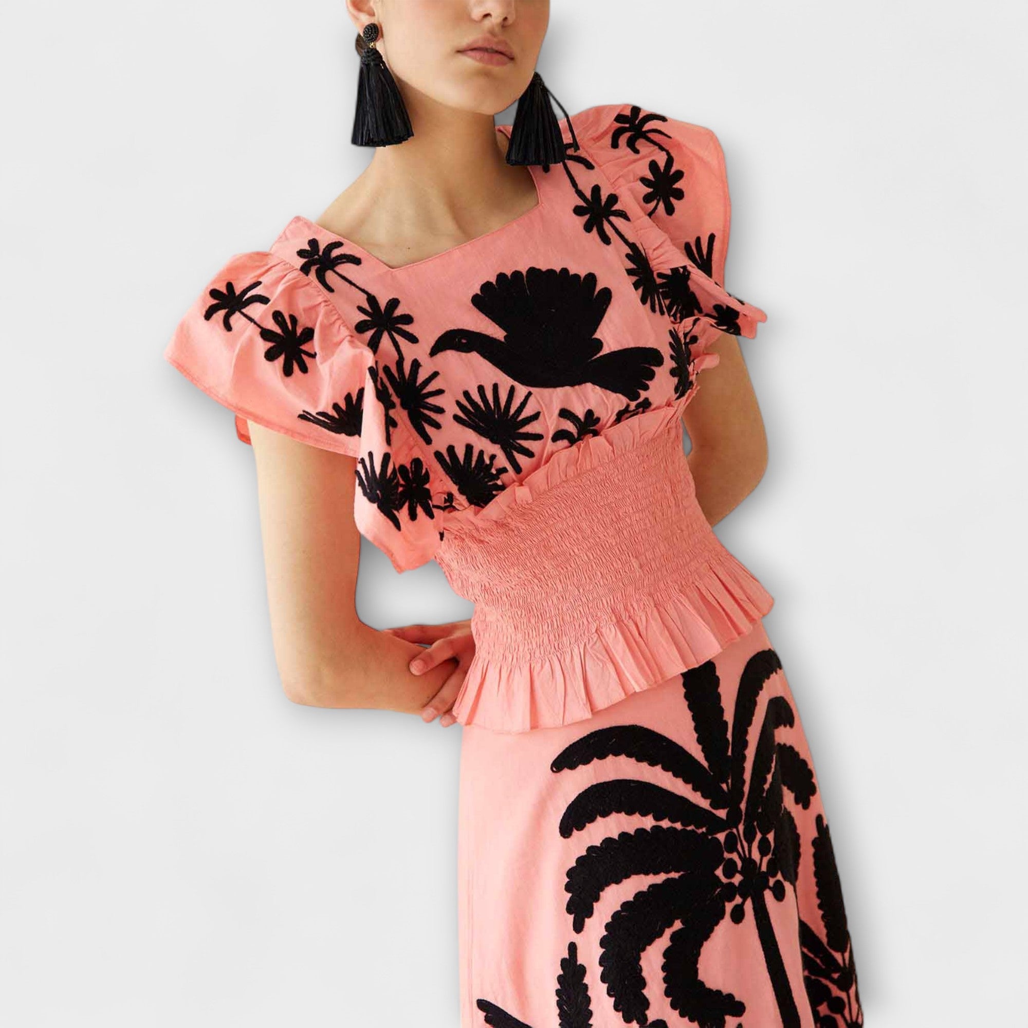 Cora | Abito chic a forma di palma — 4