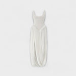 Nicole | Maxi abito drappeggiato con gonna scultorea e spacco laterale — 5