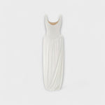 Nicole | Maxi abito drappeggiato con gonna scultorea e spacco laterale — 6