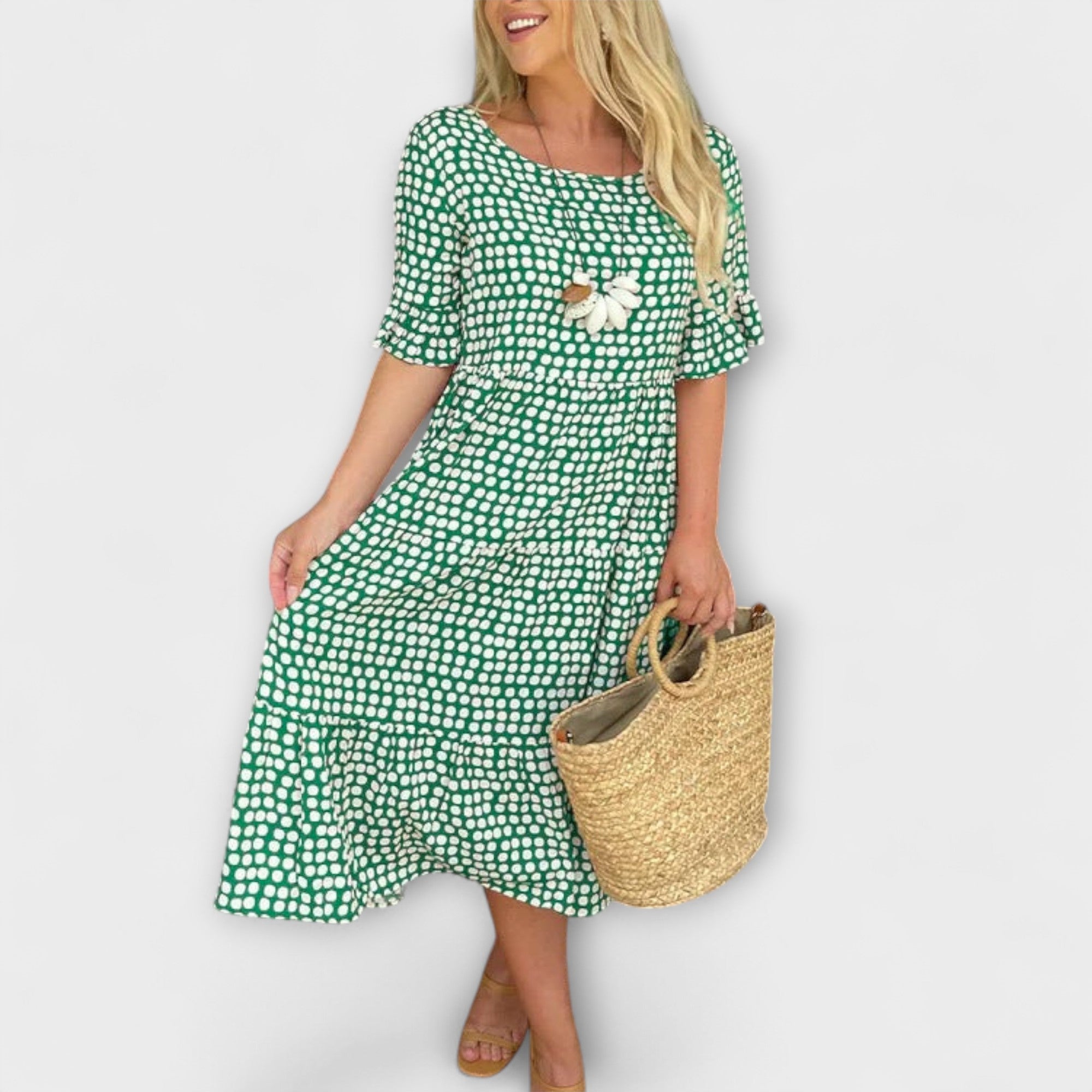 Marlene | Abito midi casual a strati — 4