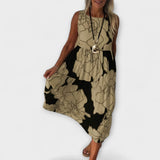Selma | Abito midi floreale con gonna a balze — 1
