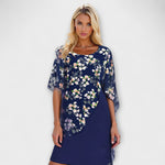 Brigitte | abito da donna in chiffon floreale — 2