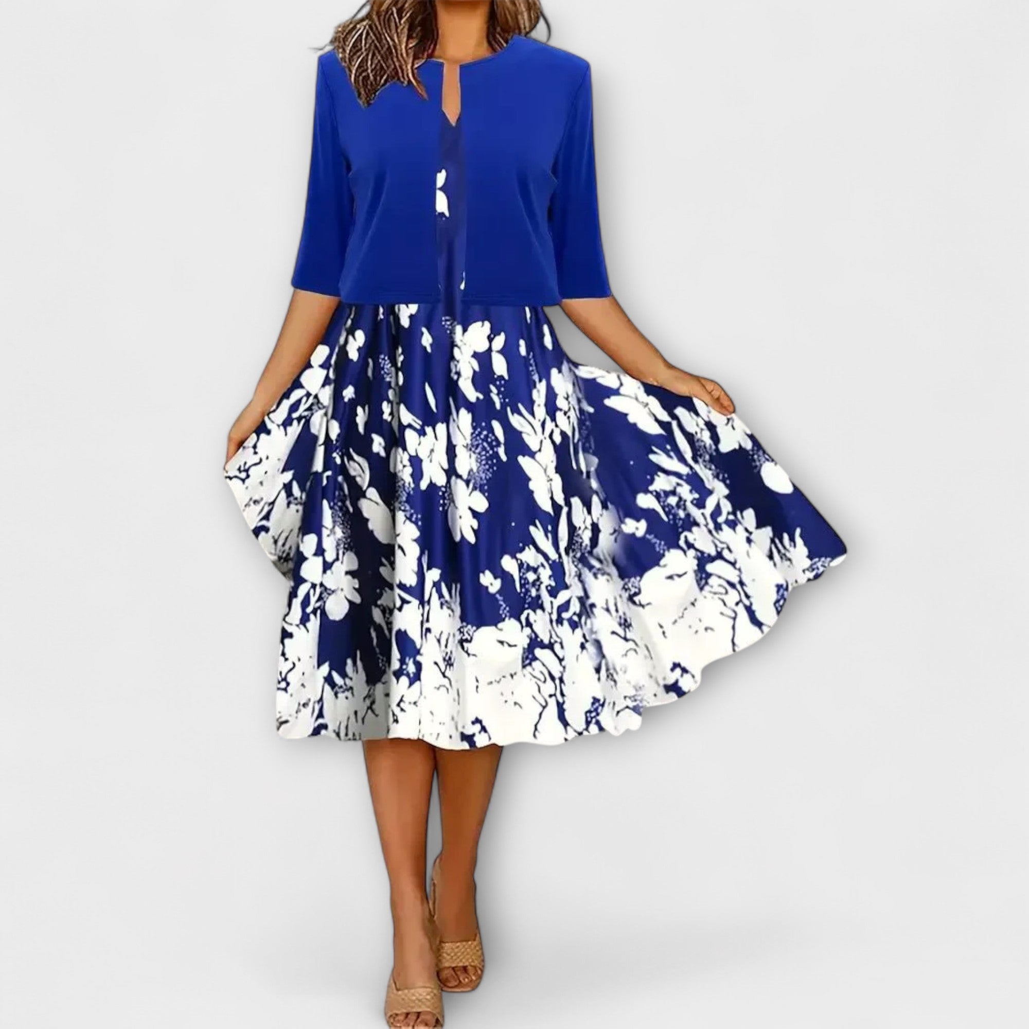 Marieke | Abito midi da donna con blazer — 1