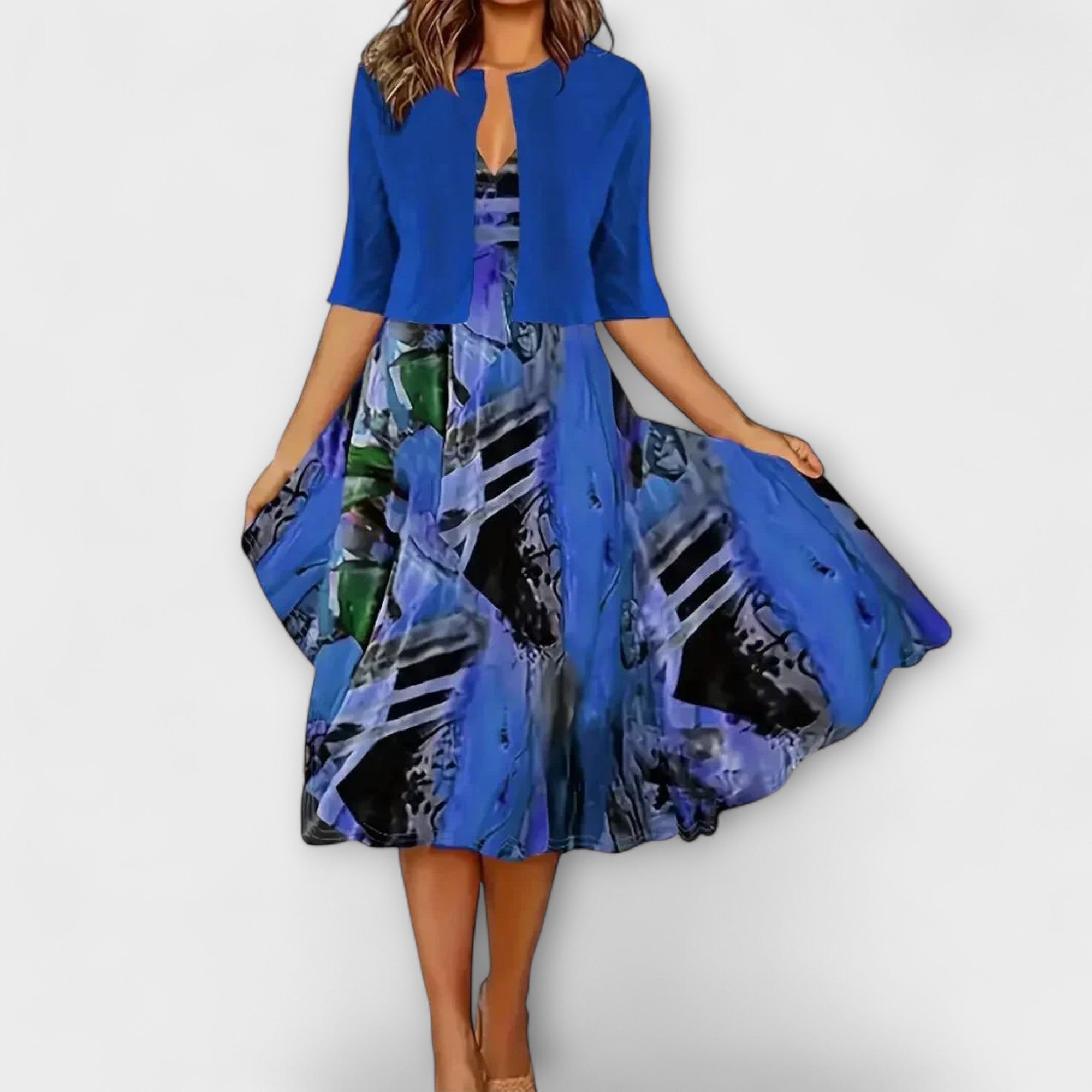Marieke | Abito midi da donna con blazer — 8