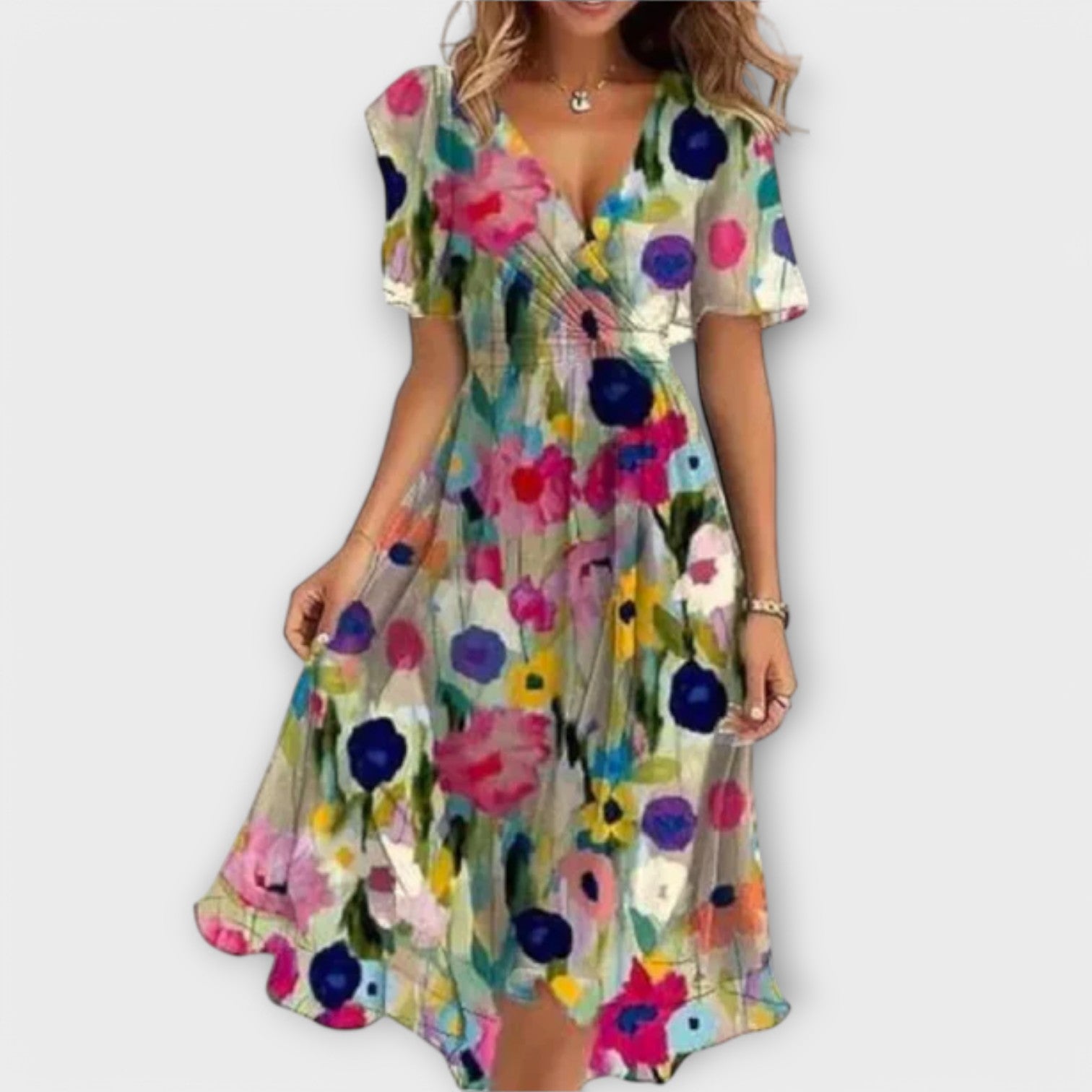 Lilly | Abito da donna con scollo a V — 4