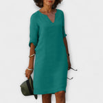 Waltraud | Elegante abito estivo con scollo a V — 1