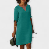 Waltraud | Elegante abito estivo con scollo a V — 1