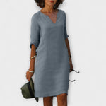 Waltraud | Elegante abito estivo con scollo a V — 3
