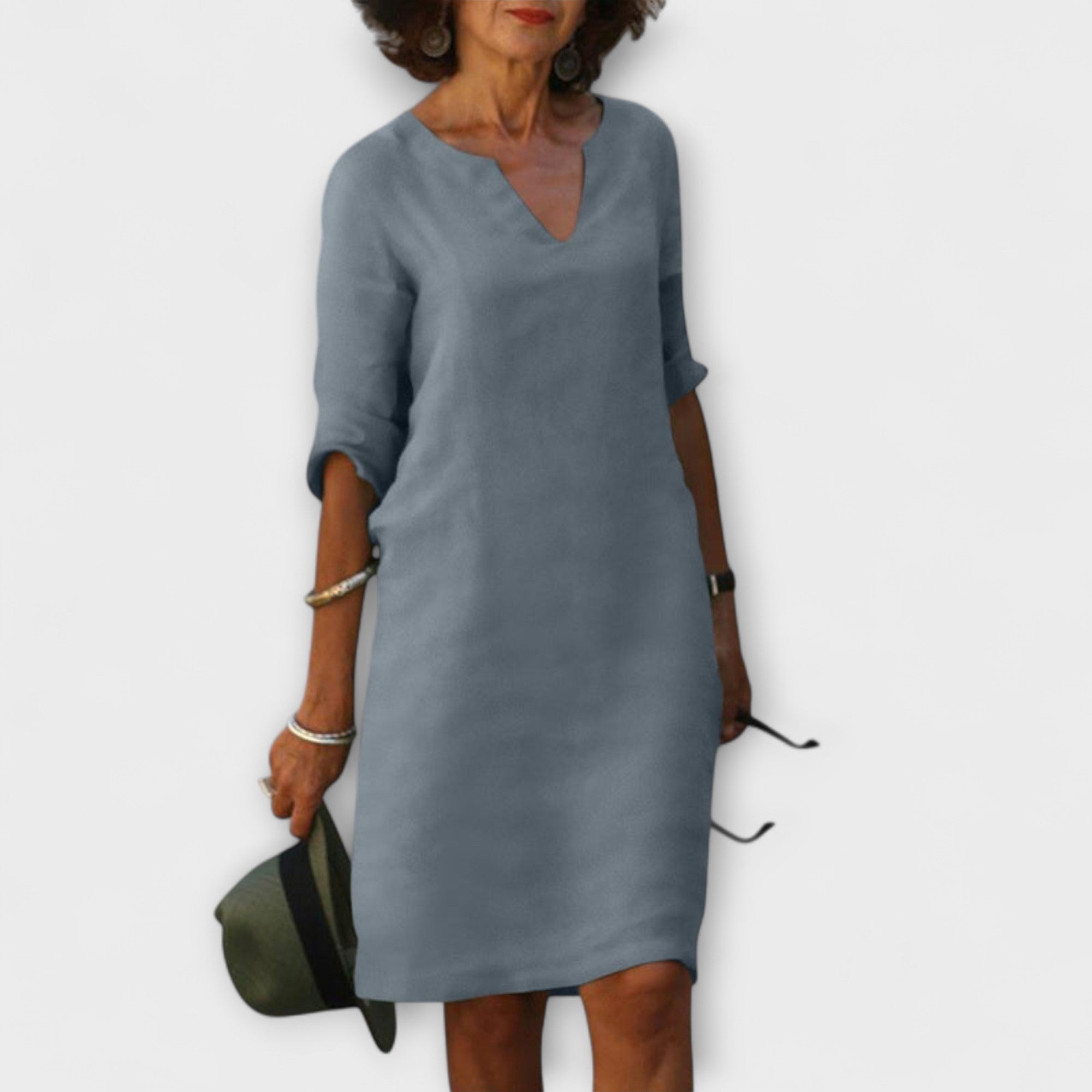 Waltraud | Elegante abito estivo con scollo a V — 3