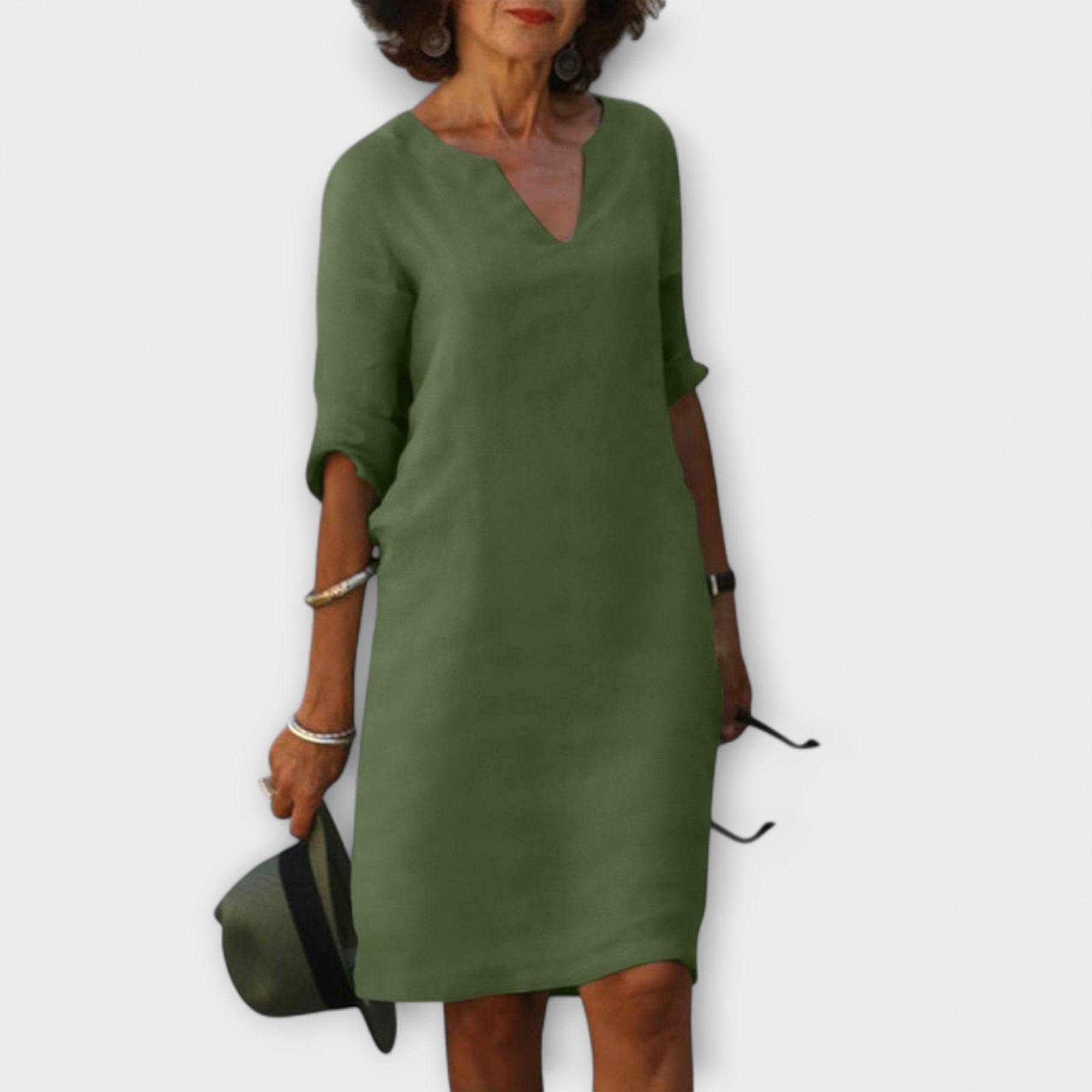 Waltraud | Elegante abito estivo con scollo a V — 4