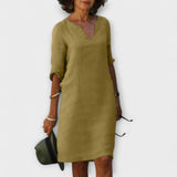 Waltraud | Elegante abito estivo con scollo a V — 5