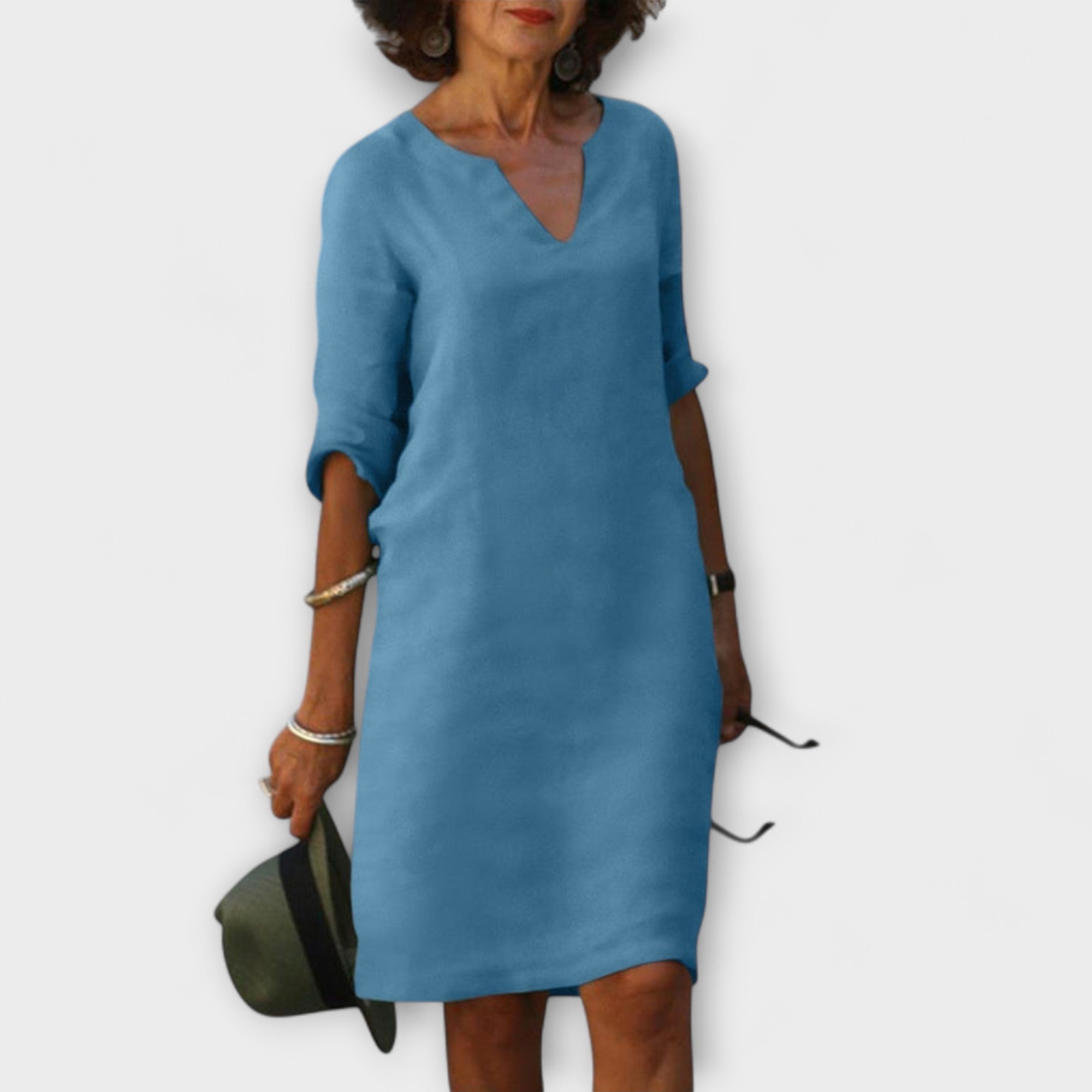 Waltraud | Elegante abito estivo con scollo a V — 13