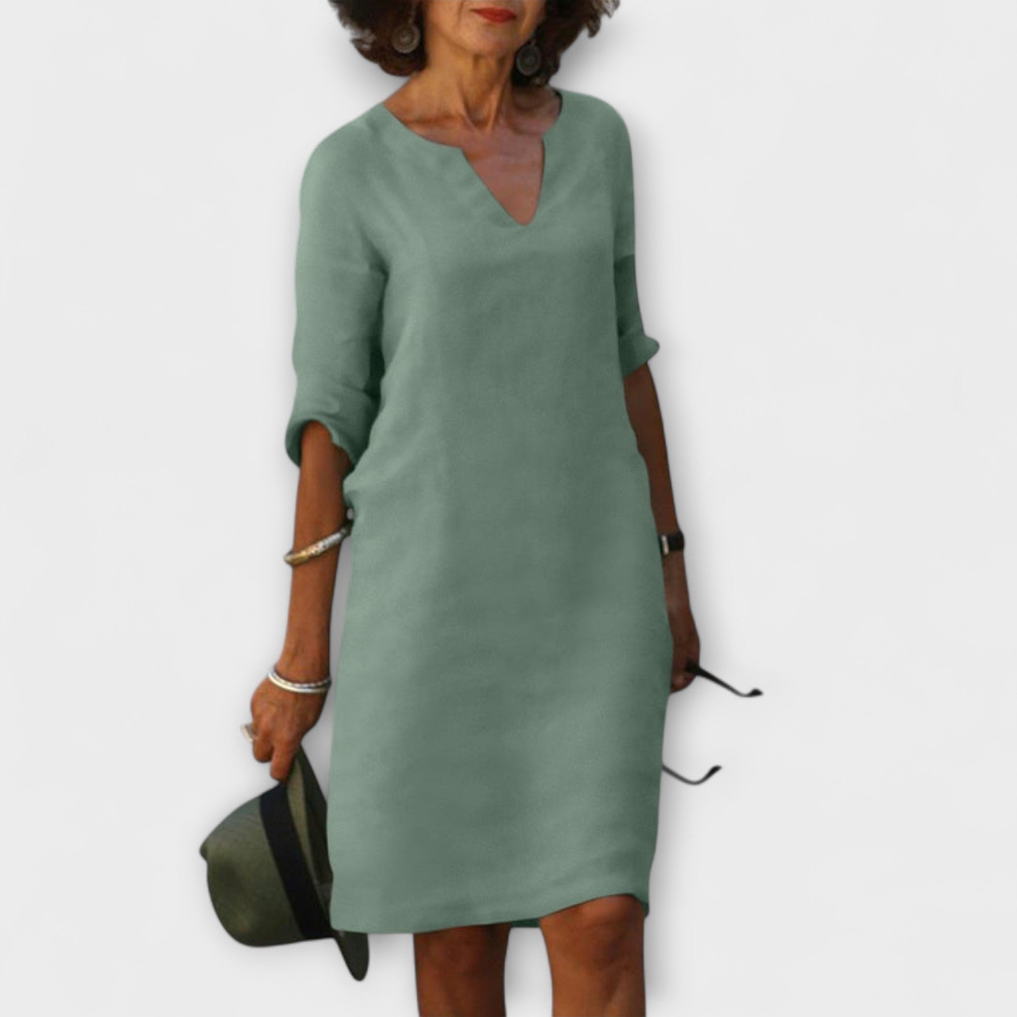 Waltraud | Elegante abito estivo con scollo a V — 14