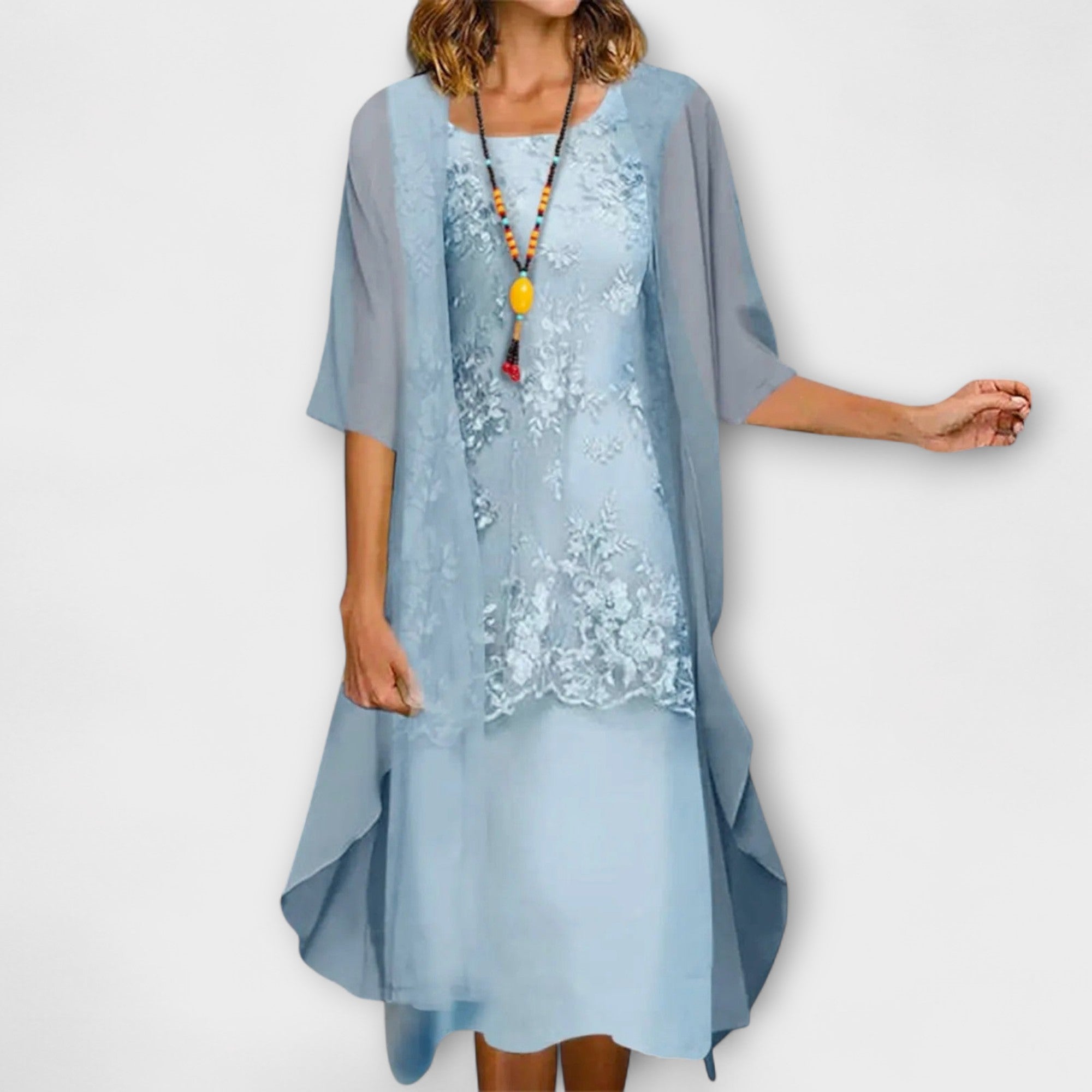 Josephine | Elegante abito in chiffon a due pezzi — 1
