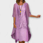 Josephine | Elegante abito in chiffon a due pezzi — 3