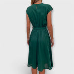 Clara | Abito midi casual, a pieghe, a maniche corte — 4