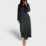 Birgit | Abito chic in maglia con dettaglio in vita — 2