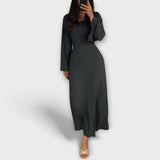 Birgit | Abito chic in maglia con dettaglio in vita — 2