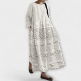 Frieda | Abito con motivo pizzo — 1